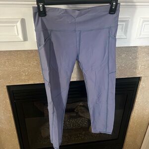 Blue body glove leggings